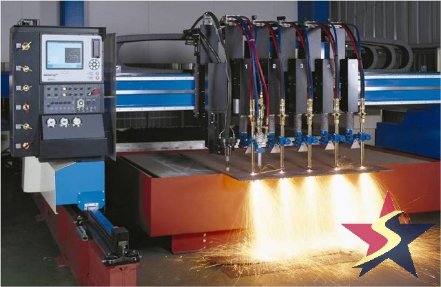 Gia công cắt CNC laser thép tấm, Cơ Khí Sao Việt, gia công cắt laser thép tấm,  cắt laser thép tấm trên máy CNC