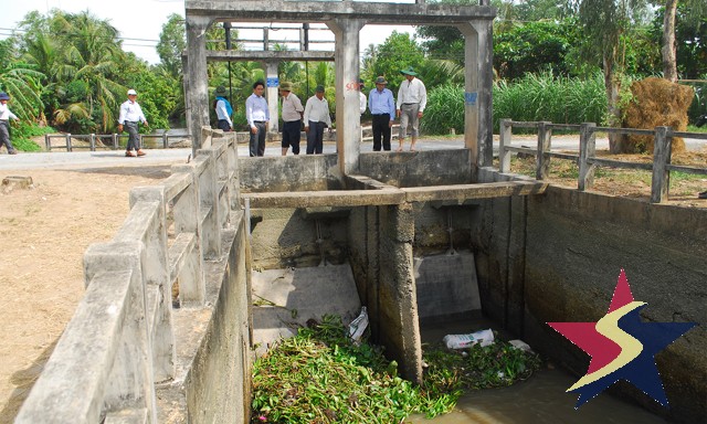 Cống ngăn mặn, xây dựng cống ngăn mặn, đồng bằng sông Cửu Long, thi công cống ngăn mặn, Xưởng Cơ Khí Sao Việt