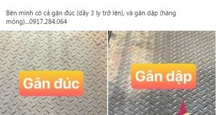 thép tấm gân đúc, thép tấm gân dập, Cơ khí Sao Việt, thép gân chống trượt, mua thép tấm gân