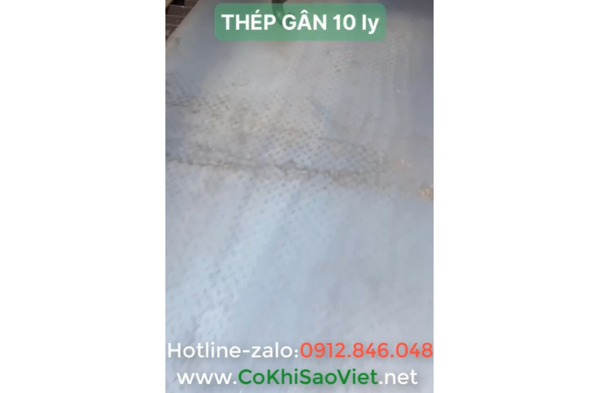 thép tấm chống trượt, gia công thép tấm chống trượt 10 ly, Công ty Cơ khí Sao Việt, Thép tấm chống trượt 10mm, xưởng Cơ khí Sao Việt, thép tấm, gia công thép tấm chống trượt