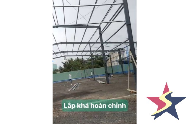 thép vì kèo nhà xưởng, hệ thống thép vì kèo nhà xưởng, Cơ khí Sao Việt, thép chấn, gia công kết cấu thép