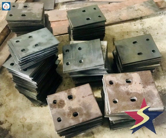 Bản mã vuông, bản mã, dầm thép, Cơ khí Sao Việt, gia công bản mã vuông theo yêu cầu, gia công bản mã vuông, gia công bản mã