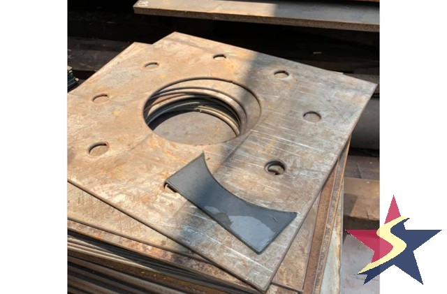 bản mã cọc dự ứng lực, gia công bản mã, bản mã thép, cắt CNC bản mã, cơ khí xây dựng, bản mã đầu cọc, Cơ khí Sao Việt, ngành xây dựng