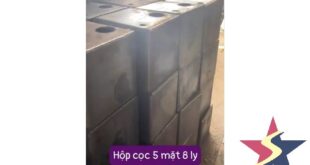 hộp cọc 5 mặt 8 ly, gia công hộp cọc thép, cơ khí hộp cọc, hộp cọc xây dựng, hàn hộp cọc dày 8mm