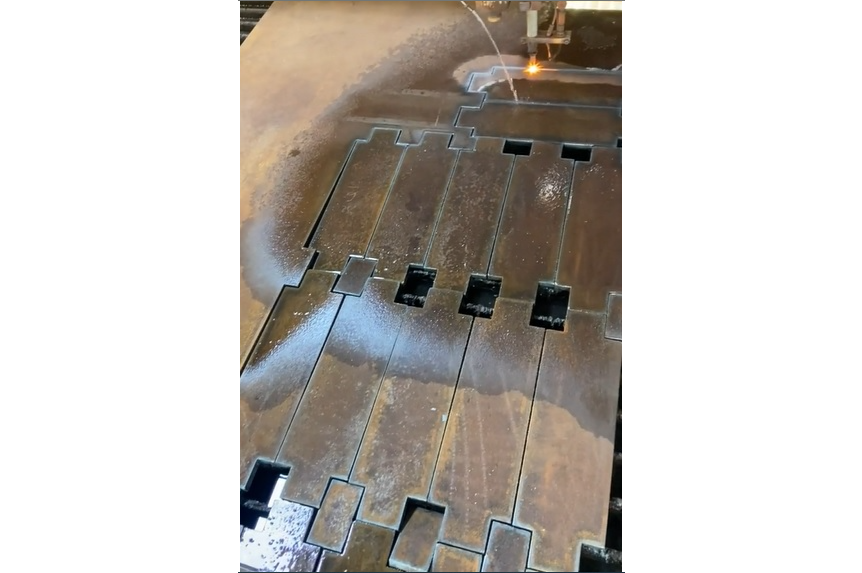 Bản mã đối trọng thang máy, Cắt chấn thép tấm, Gia công cơ khí nhà cao tầng, Cơ khí Sao Việt, Thép đối trọng