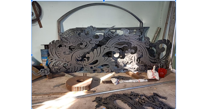 Công ty Cơ Khí Sao Việt, Gia công kim loại tấm, Lô hàng lan can sắt tấm cắt CNC, công nghệ cắt CNC plasma, mẫu lan can sắt tấm đa dạng