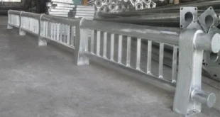 lan can cầu đường, gia công kết cấu thép tại Long An, mạ kẽm nhúng nóng lan can, cơ khí sao việt